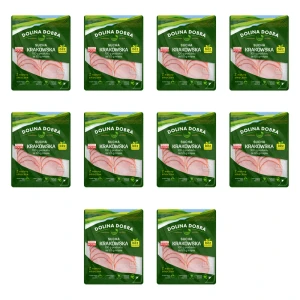 Krakowska bez konserwantów w plastrach 90g Dolina Dobra X10