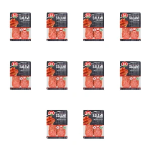 Salami dojrzewające pepperoni plastry 100 g Bell X10