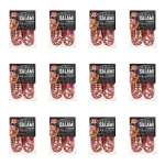 Salami z orzechami plastry 70g Bell X12