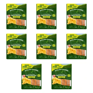 Serowe kiełbaski śniadaniowe ser cheddar 200 g Dolina Dobra X8