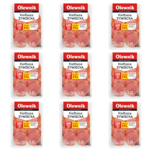 Kiełbasa żywiecka plastry 150 g Olewnik X9