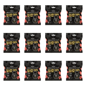 Salami Chips crispy 25g High Protein+ X12