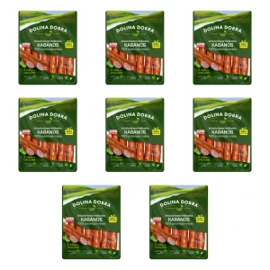 Śniadaniowa kiełbaska kabanos 200 g Dolina Dobra X8