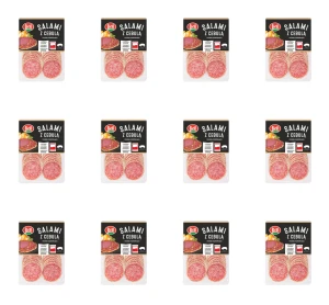 Salami z cebulą 80g X12