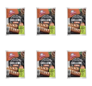 Kiełbaski grillowe z indyka 350g Indykpol X6