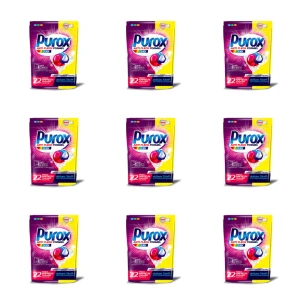 Purox Anit Fleck Formel Color 22 dwukomorowe kapsułki do prania X9