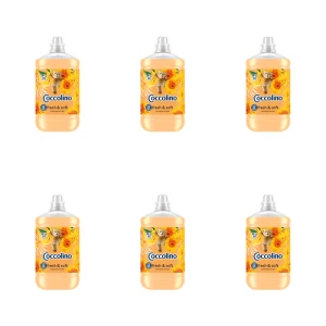 Coccolino Orange Rush Płyn do płukania tkanin o zapachu kwiatów pomarańczy 1700 ml X6