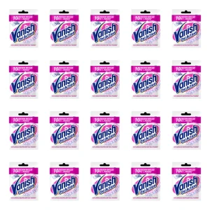 Vanish Oxi Action White Odplamiacz do białych tkanin w proszku 30g X20