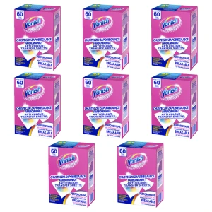 Vanish Color Protect - Chusteczki wyłapujące barwnik, 60 prań (30 chusteczek) X8
