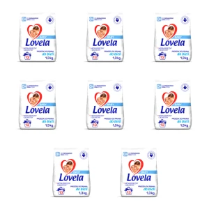 Lovela Baby Proszek do prania do bieli 1,3 kg X8
