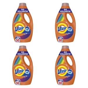 Vizir Color Płyn do prania 50 prań 2,25 l X4