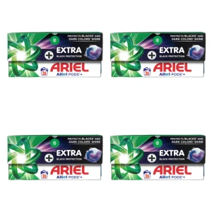 Ariel Allin1 PODS Extra Black Protection Kapsułki do prania, 26 prań, (26x20,1g) X4