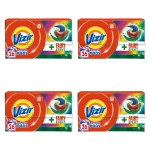 Vizir Platinum PODS + Fairy Effect Kapsułki do prania, 26 prań 637g X4