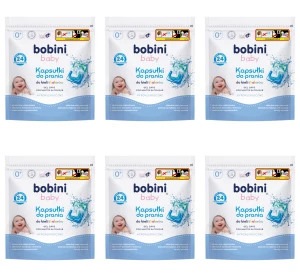 BOBINI BABY Kapsułki do prania 24szt. X6