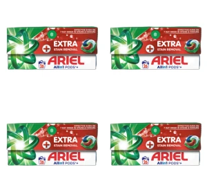 Ariel Allin1 PODS Dodatkowa Moc Usuwania Plam, Kapsułki do prania, 26 prań (26 x 24,5 g) X4