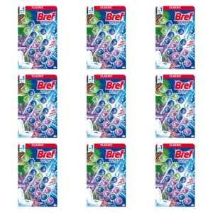 BREF Power Aktiv Sosnowy Las+Lawendowe Pole 4x50g X9