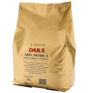 Kawa ziarnista S.Quality 100% arabica Daka 3 kg