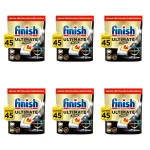 FINISH Kapsułki do zmywarki Ultimate Plus 45 lemon X6