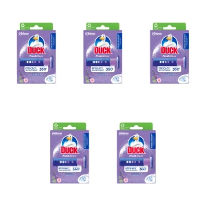 Duck Fresh Discs Lavender - żelowy krążek do toalety o zapachu lawendowym, urządzenie 36ml X5