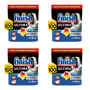 FINISH Tabletki do zmywarki Ultimate All-in-1 100 lemon X4