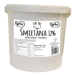 Śmietana 12% Figand 5 kg