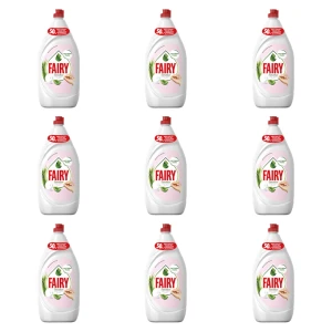 Fairy Sensitive Aloes i jaśmin Płyn do mycia naczyń 1350 ml X9