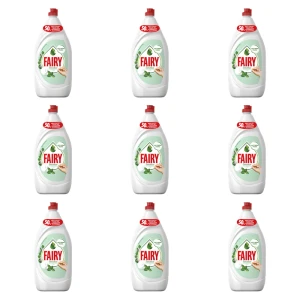 Fairy Sensitive Teatree & Mint Płyn do mycia naczyń 1350 ml X9