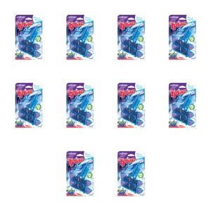 Czterofunkcyjna zawieszka barwiąca wodę Tytan Blue Water Lawendowa 2x40g X10