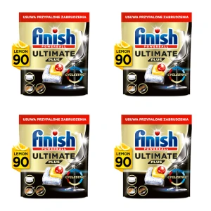 FINISH Kapsułki Ultimate Plus 90 lemon X4