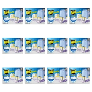 Raid® Family elektrofumigator z płynem owadobójczym - Lawenda 27ml X12