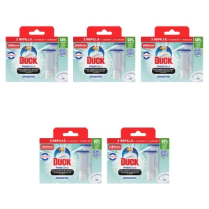 Duck Fresh Discs Eukaliptus Duo - żelowe krążki, podwójny zapas 2x36 ml X5