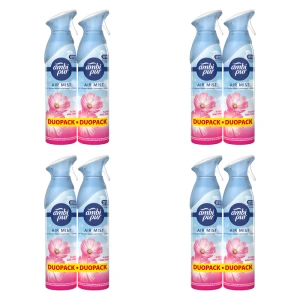 Ambi Pur Flowers & Spring Odświeżacz powietrza w sprayu 2 x 185 ml X4