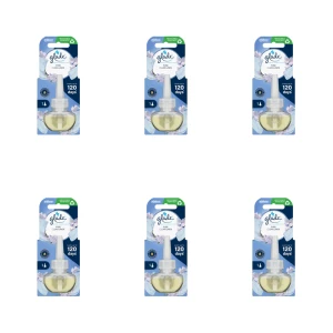 Glade® Electric scented oil - Pure Clean Linen - zapas do elektrycznego odświeżacza powietrza 20ml X6