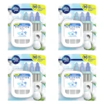 Ambi Pur 3Volution Cotton Elektryczny odświeżacz powietrza, zestaw startowy, 20 ml X4