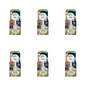 Glade® Electric scented oil - Sensual Sandalwood & Jasmine, zapas do elektrycznego odświeżacza powietrza 20ml X6