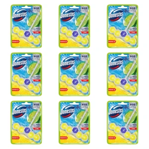 Domestos Kostka toaletowa Power 5 Lime 50g X9