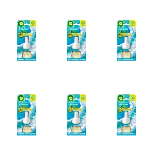 Air Wick Elektryczny odświeżacz powietrza Bryza Oceanu i Sól Morska Wkład 19 ml X6