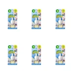 Air Wick Elektryczny odświeżacz powietrza Świeże Pranie i Biała Orchidea Wkład 19 ml X6