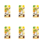 Air Wick Elektryczny odświeżacz powietrza Zmysłowa Wanilia i Masło Shea Wkład 19 ml X6