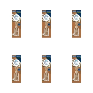 Glade® Reed Diffuser - Sensual Sandalwood & Jasmine, odświeżacz powietrza pachnące patyczki 50ml X6