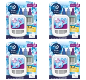 Ambi Pur 3Volution Spring Awakening Elektryczny odświeżacz powietrza 20 ml X4