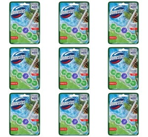 Domestos Kostka toaletowa Power 5 Pine 50g X9
