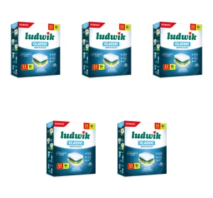 Ludwik tabletki do zmywarek Classic 55 szt. X5