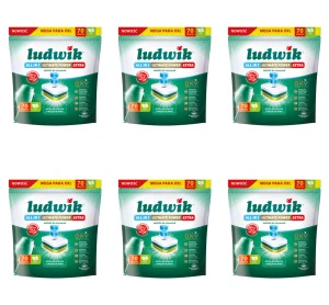 Ludwik tabletki do zmywarek all in 1 Ultimate Power extra 70 szt. mint X6