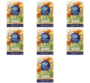 Ambi Pur wkład do elektrycznego odświeżacza powietrza Ambi Pur Lenor Citrus&White Verbena,20ml X7