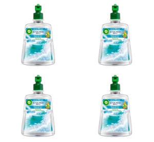Air Wick Odświeżacz powietrza Active Fresh Bryza Oceanu i Sól Morska Wkład 228 ml X4