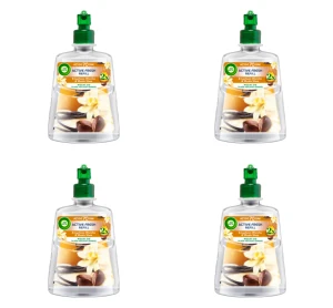 Air Wick Odświeżacz powietrza Active Fresh Zmysłowa Wanilia i Masło Shea Wkład 228 ml X4