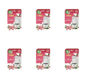 Air Wick Elektryczny Musujące Rose z Maliną/ Sparkling Rose and Raspberry 19 ml Komplet X6