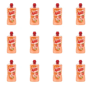 Ajax Plyn Uniwersalny Kwiat Brzoskwini 1000ml X12