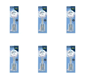 Glade® Reed Diffuser - Pure Clean Linen, odświeżacz powietrza pachnące patyczki 50ml X6